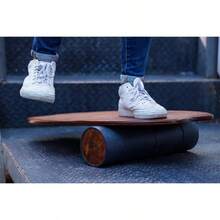 tabla de equilibrio - entrenador de equilibrio, entrenador de estabilidad, core, uso sobre losa, no resbala. BOB BOARD NATURAL (Roller 12, Flat, Natural) - por defecto - Ver 4