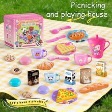 Realistic Toy Kitchen Utensils, Afternoon Tea Set, Interesting Parent-Child Interactive Toys, Gift For Girls - Multicolor - View 1