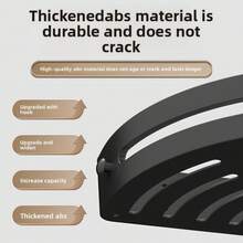 三角形转角浴室置物架，室内淋浴架，浴室壁挂式洗发水架，厨房浴室收纳盒，淋浴篮，节省空间转角置物架 - 耐用壁挂式浴室洗发水、沐浴露和化妆品收纳架 - 安装简便，防滑设计，浴室配件 - 彩色 - 查看 5