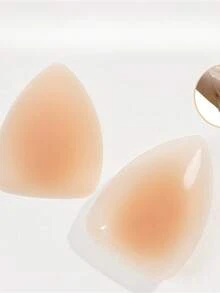1 Cặp miếng dán hình tam giác bằng silicon cứng, che đầu nhũ hoa, không lộ ngực, chống ma sát khi mặc đồ bơi. - Nhiều màu - Xem 7