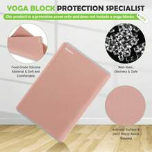 Funda protectora de silicona antideslizante y duradera para bloque de yoga, ideal para usuarios sensibles - Multicolor - Ver 8