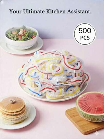 Disposable Food Wrap, Suitable For Preserving And Storing Food And Fruits. Can Be Used For Various Containers, Essential For Summer Food Preservation. Suitable For Home Gatherings And Restaurants. Recommended For Outdoor Use. Home Decor, Party Storage, Mother's Day Storage, Easter Storage