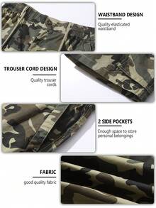 Men's Casual Camouflage Print Denim Cargo Shorts Jorts For Summer, Camo Shorts Jorts For Men Going Out Hang Out Commute Street - 迷彩卡其 - 查看 5