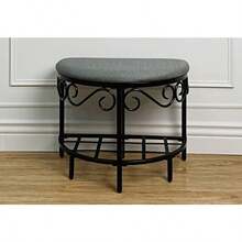 Mango Steam Berkeley Banco de Zapatos - Gris Medio Circulo - Gris Jaspeado - Ver 6