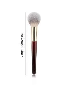 Large Concealer Brush Red Soft Synthetic Hair Round Tapered Makeup Brush For Liquid And Cream Foundation Blusher - Red - View 2