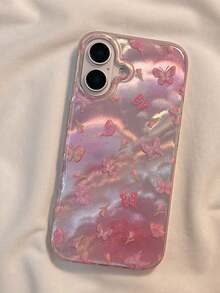 1个高级复古亮棕色渲染缎面图案防震保护手机壳，适用于 17 Pro Max 17 16 15 14 13 12 Pro Max 11 - 彩色 - 查看 6