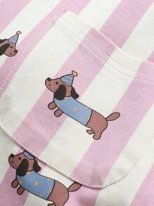 2 piezas Conjunto de pijama para mujer, Cárdigan de cuello en V de manga corta y pantalones cortos, Ropa de dormir transpirable para verano - Rosa - Ver 6