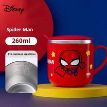 Disney Children's Water Cup, Household Toddler Anti-Drop Milk Cup, Preschool Stainless Steel Cup With Scale - Multicolor - View 11