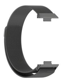 2 buc/set curele negre din silicon și oțel inoxidabil pentru femei și bărbați, compatibile cu Watch FIT 2 3 4 4pro, curea de ceas inteligentă cu cataramă metalică, brățară sport de schimb FIT 2 3 4 4pro, accesorii, curele de ceas premium, curele de ceas pentru ceas inteligent, înlocuire brățară pentru ținută casual zilnică, pentru ținută elegantă zilnică și uz la birou, înlocuire brățară unisex elegantă pentru cadouri de afaceri, cadouri de ziua de naștere, cadouri de Crăciun, cadouri de aniversare, cadouri de sărbători - Negru - Vizualizare 4