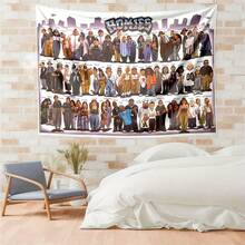 The Cover Of The "Homies" Comic Book Depicts The Los Angeles Street Tapestry - A Wall Hanging Tapestry With Delicate And Rich Colors, Firmly Stitched Edges, And Attached Hooks, Suitable For Home And Office Wall Decoration. - Multicolor - View 6