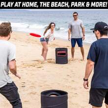Disc Slam Game - Juego de Lanzamiento de Disco al Aire última intervensión para Patio y Fiesta en la Playa clásico o Profesional - Pro - Ver 5