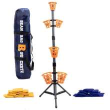 B3 Bean Bag Bucketz; juego de patio trasero al aire libre para adultos y familia: juego de fiesta de césped Gigante de 5 pies portón trasero playa patio o juego interior Juego de juego alternativo Cornhole - como en la foto - Ver 8