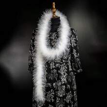 Cartanfill- Premium Turkey And Marabou Feather Boa - 2 Yds - Glamorous And Versatile For Parties Weddings Costumes And Decor A - A - Xem 7