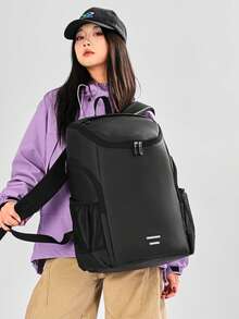 男士极简商务背包，大容量防水笔记本电脑包，通勤旅行休闲背包，耐用防皱学生书包 - A - 查看 2