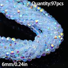 1 pieza Cuentas de cristal facetadas brillantes de 3/4/6 mm de moda, materiales para hacer joyas DIY para collares y pulseras - Hazlo tú mismo - Ver 30