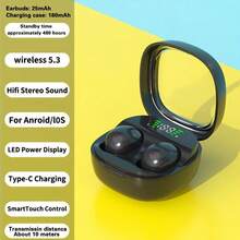 Auriculares inalámbricos/Calidad de llamada de alta definición/Diseño intrauricular que no presiona las orejas mientras se duerme/Adecuado tanto para hombres como para mujeres - Ver 9