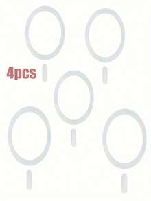 Bộ 4 giá đỡ điện thoại từ tính màu trắng đen, có vòng từ tính với các tab riêng biệt, tương thích với nhiều loại giá đỡ điện thoại từ tính trên ô tô, có độ bám dính mạnh. Thích hợp cho điện thoại và Android, môi trường làm việc trong ngành ô tô. Quà tặng mùa xuân. - Nhiều màu - Xem 8