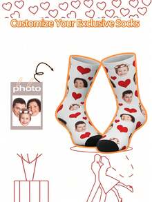 1 Đôi tất in hình mặt theo yêu cầu, tất in ảnh theo yêu cầu, tất in hình tùy chỉnh, tất in hình mặt hài hước cá nhân hóa, tất in hình theo yêu cầu, in bất kỳ khuôn mặt nào lên tất, quà tặng kỷ niệm, quà tặng Valentine, quà tặng sinh nhật, quà tặng đám cưới, quà tặng Ngày của Mẹ, quà tặng Ngày của Cha - Nhiều màu - Xem 5