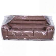 Furniture Cover Dust-Proof Moving Bag for Sofa and Boxes Clear Odorless Plastic 4mil Thick 92W x 42D x 62/41H Inches Tape Not Included - claro - Ver 2