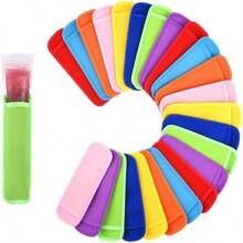 Bộ 1/2/4/6 chiếc bao bọc que kem, vỏ bảo vệ que kem, giá đỡ que kem bằng neoprene in hình giúp tránh bị tê cóng tay, dùng để bọc que kem, kem que, kem tươi. - Xem 7