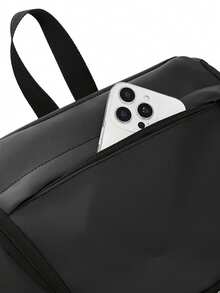 男士极简商务背包，大容量防水笔记本电脑包，通勤旅行休闲背包，耐用防皱学生书包 - A - 查看 9