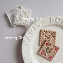 铃兰造型饼干模具压模花朵可压饼干模具糖果饼干厨房烘焙糕点工具 - 白色 - 查看 4