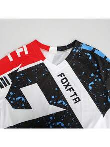 Áo thun xe máy địa hình tay ngắn mùa hè 2026, phụ kiện xe máy, áo thun BMX MTB ATV Downhill, áo đua xe đạp chuyên nghiệp, áo thun thể thao nam thường ngày, áo thun câu cá thoáng khí nhanh khô leo núi cắm trại, phù hợp cho mọi mùa. - trắng - Xem 4
