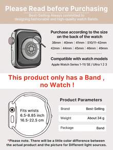 1条不锈钢玫瑰金镶钻蝴蝶扣表带，适用于 SE S11 S10 S9 S8 S7 S6 S5 S4 S3 S2 S1，磁吸式可调节奢华新款表带，尺寸可选38mm、40mm、41mm、42mm、44mm、45mm、46mm、49mm，可作为替换配件、智能手表表带、女士表带、夏季沙滩配饰、生日派对、婚礼、商务活动、节日礼物。 - 玫瑰金 - 查看 8