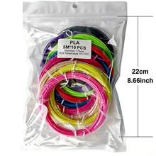 3D Pen PLA Filament Refills 5M*10Colors,Bright Colors Without Repetition, Vacuum Packaging, Better Protection Of Filament - View 3
