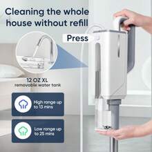 Steam Mop for Floor Cleaning Steam Cleaner for Home with Handheld 6-in-1 Multi-function Attachments for Hardwood Floors Clothes Windows Tiles Grout Furniture Carpet Cleaning - Ver 5