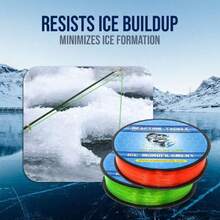 Ice Monofilament Fishing Line - High Performance Ice Fishing Line With Low Memory, High Abrasion Resistance, Freezing-Resistant - Strong And Sensitive 1000 Yard Spool Mono Line,44225688 - Cadet Blue - View 5