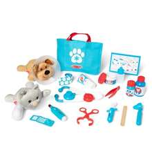 and Doug Examine and Treat Pet Vet Play Set 24-Piece Animal Doctor Playset with Dog and Cat Plushies Pet Doctor Kit and Accessories Preschool Toys for Girls and Boys Ages 3+ - como en la foto - Ver 8
