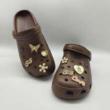 Babouche-Style Sneakers, Perfect For Holidays, Autumn/Spring/Summer/Winter, Offering Comfort And Style. High Platform. - Coffee Brown - View 4