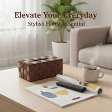 这款纸巾盒采用聚丙烯纤维制成，适用于卧室、客厅、餐桌、办公室、酒店等各种场合，防水材质。 - 卡其色 - 查看 10