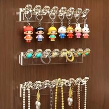 3/6pcs Acrylic Wall Mounted Jewelry Organizer Hooks - Durable Polished Plastic Multi-Function Hook Design For Necklaces, Earrings, Rings And Bracelets - Space-Saving Storage Solution For Bathroom And Bedroom, Hanging Jewelry Holder, Minimalist Decor, Sturdy Structure, Essential For Small Space Living - Multicolor - View 3