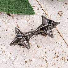 1/2/3/5 Pairs Star Shaped Waist Cincher Clips, Waist Shaping Magic Tool, Adjustable Waist Clips For Belts, Scarves, Shawls, Sweaters - Silver - View 4