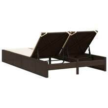 vidaXL Chaise longue de patio et balançoire - A - Voir 4