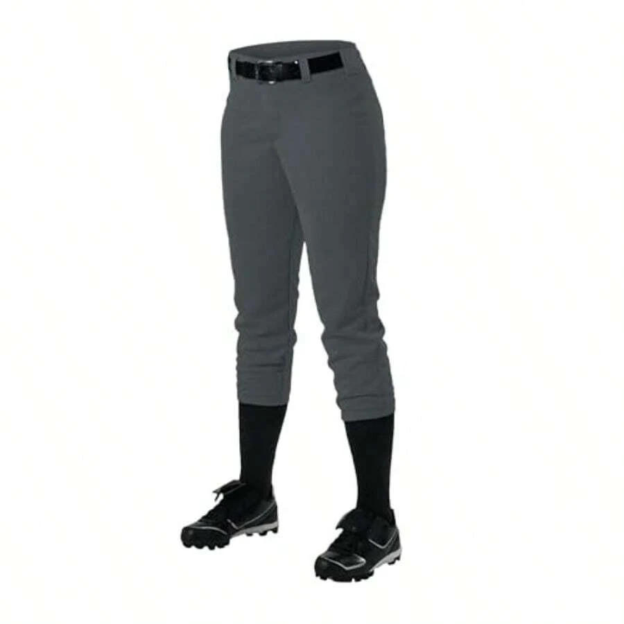 Pantalón con trabilla para cinturón Fastpitch/Softbol Pantalón con trabilla para cinturón Fastpitch/softbol para Mujer - Carbón - Ver 1