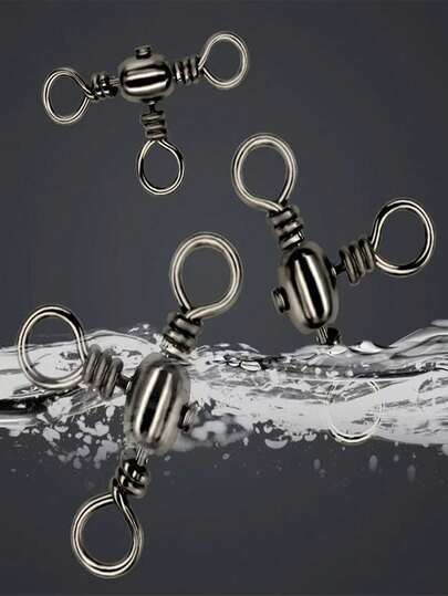 30个中通三叉瓶形分叉连接器，8字形环连接器，钓鱼配件，路亚钓具