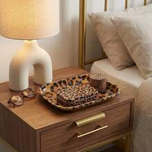 3pcs Wild Elegance Leopard Rolling Tray Set, Includes Print 2" Grinder, 7" X 5" Rolling Tray And Storage Box, Premium Metal Rolling Tray Kit, Ideal For Gifts - Because Style Should Never Be Tamed - 放 - 查看 7