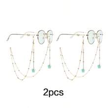 1/2pc Eyeglasses Chain, Fashionable New Butterfly Bead Eyeglasses Chain, Colorful Butterfly Sunglasses Chain. - Bươm bướm - Xem 30