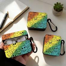 彩虹幽灵保护壳，兼容苹果无线充电盒，防刮擦、防摔 - 黑色 - 查看 3