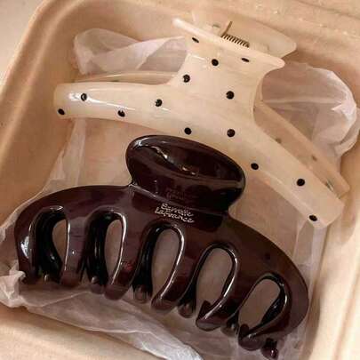 Kẹp tóc cỡ lớn, kẹp hàm chắc chắn chống trượt, phụ kiện tóc thời trang dành cho nữ, hoàn hảo cho việc tạo kiểu tóc hàng ngày và các kỳ nghỉ hè, đi biển.