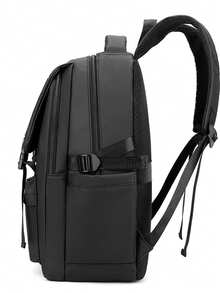 1pc Men's Business Backpack, Multi-Functional Laptop Bag, Student Schoolbag, Large Capacity Travel Bag For Men & Women - Multicolor - View 10