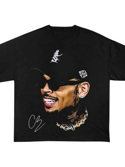 Face Of Breezy  Shirt - Graphic Tee, RnB Merch, Fan Club Apparel, Unisex Streetwear