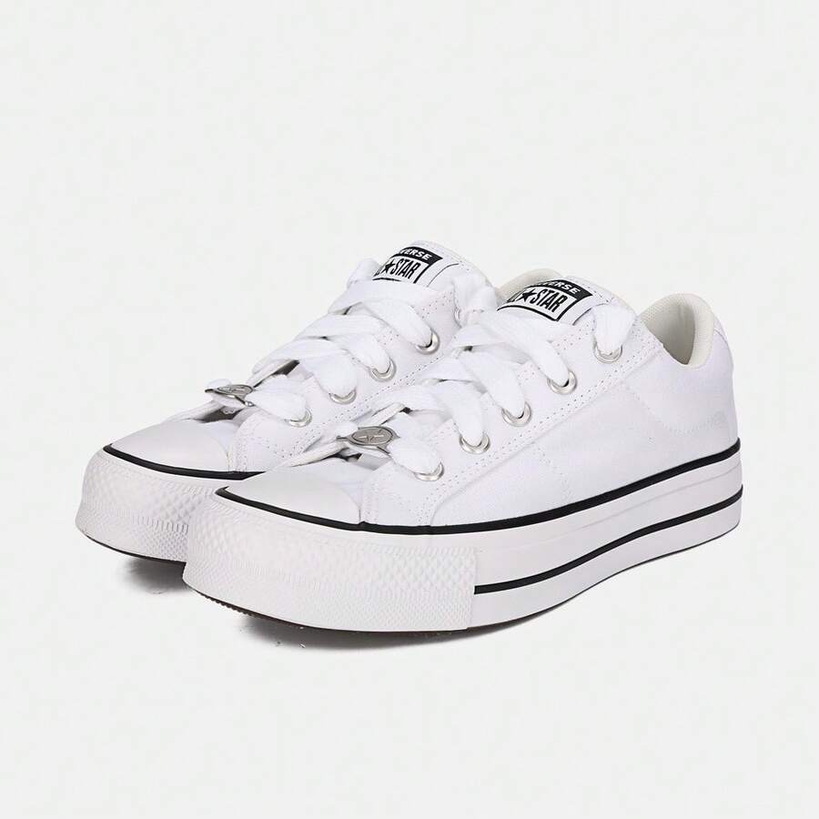Converse Giày thể thao Chuck Taylor SEASONAL cổ thấp bằng vải canvas dành cho cả nam và nữ, mã sản phẩm A20384C - Nhiều màu - Xem 1