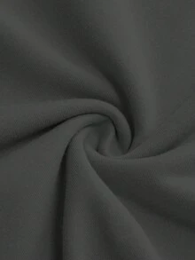 Sudadera informal holgada de algodón con estampado para mujer, una prenda imprescindible para otoño/invierno. Suave y cómoda, ideal para todas las edades. (El resto del texto parece ser una lista de palabras clave relacionadas con la sudadera y su diseño, y no se traduce directamente). - Gris claro - Ver 8