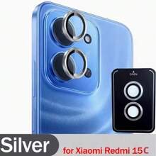 1 miếng dán màn hình Hawk Eye, phù hợp với Redmi 15/15C, miếng dán bảo vệ màn hình cường lực có vòng kim loại, miếng dán bảo vệ màn hình HD độc lập, miếng dán bảo vệ màn hình, miếng đệm bảo vệ màn hình, chống trầy xước và chống mài mòn, kính cường lực siêu mỏng chống trầy xước, miếng dán bảo vệ màn hình camera bằng kính cường lực 9H có vòng kim loại, có định vị để dễ dàng lắp đặt, phụ kiện điện thoại thời trang - Nhiều màu - Xem 12