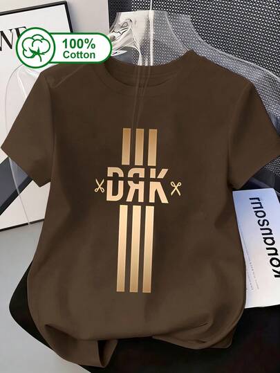 Áo thun nữ thời trang và thoải mái, in hình kéo, 100% cotton, thích hợp cho các hoạt động thể thao ngoài trời, áo mùa hè, áo thun in hình đồ họa dành cho nữ.