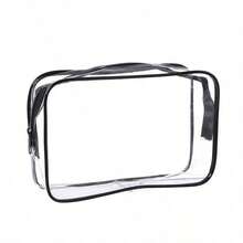 Transparent PVC Cosmetic Bag, Waterproof Clear Makeup Pouch, Modern Fashion Ladies Toiletry Bag - Clear - View 6